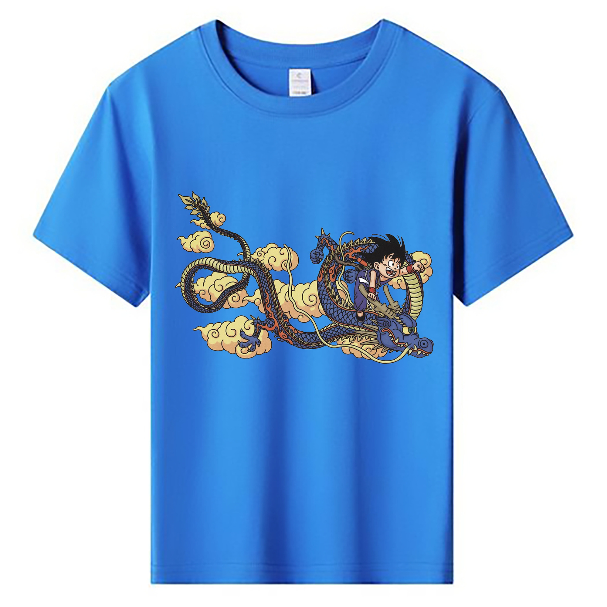 （画像用） ドラゴンボール 神龍 シェンロン DRAGON BALL Shenron 綿100％キッズTシャツ（フロントプリント）